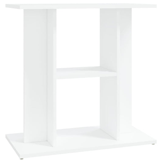 Vidaxl Soporte Para Acuario Madera De Ingeniería Blanco 60x30x60 Cm_0