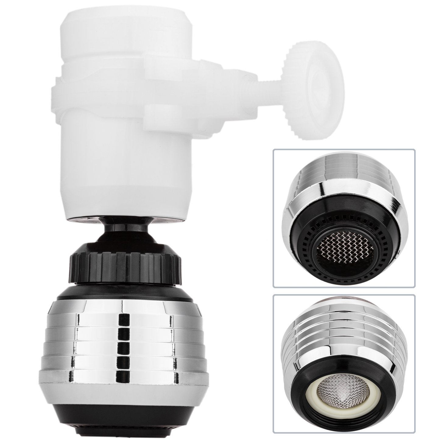 Aireador Atomizador De Agua Universal Para Grifos Con Rotación Y 2 Modos De Flujo_1