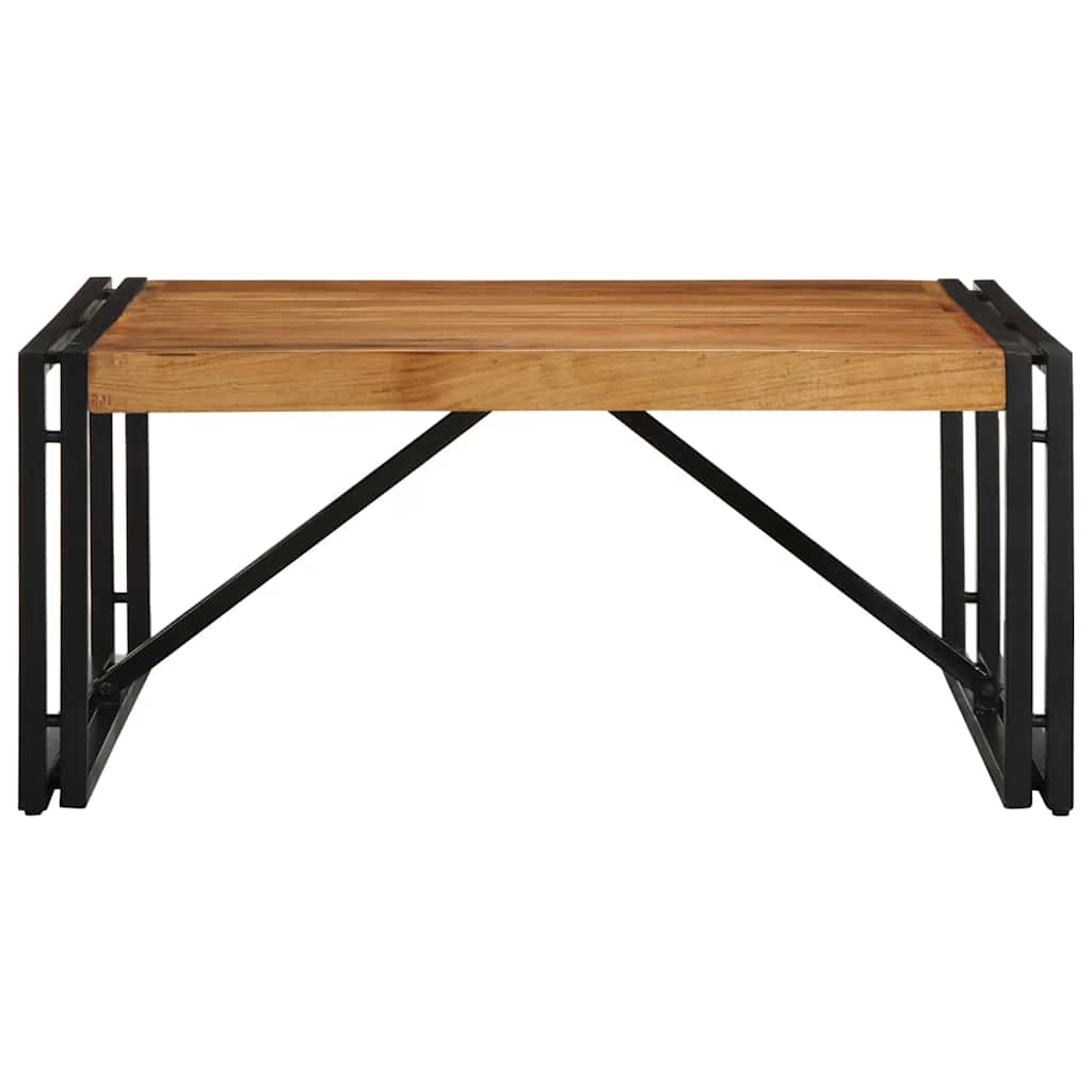 Mesa De Centro 80x80x35 Cm Madera Maciza Acacia_0