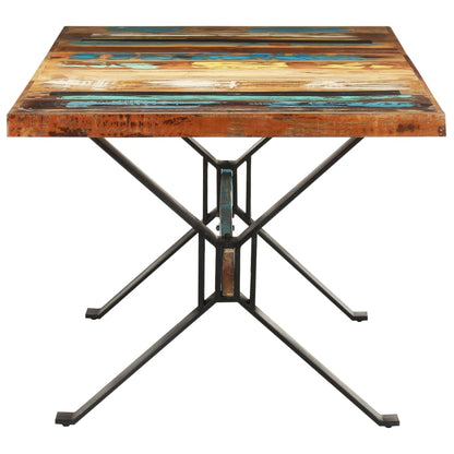 Mesa De Comedor De Madera Maciza Reciclada 180x90x76 Cm_1