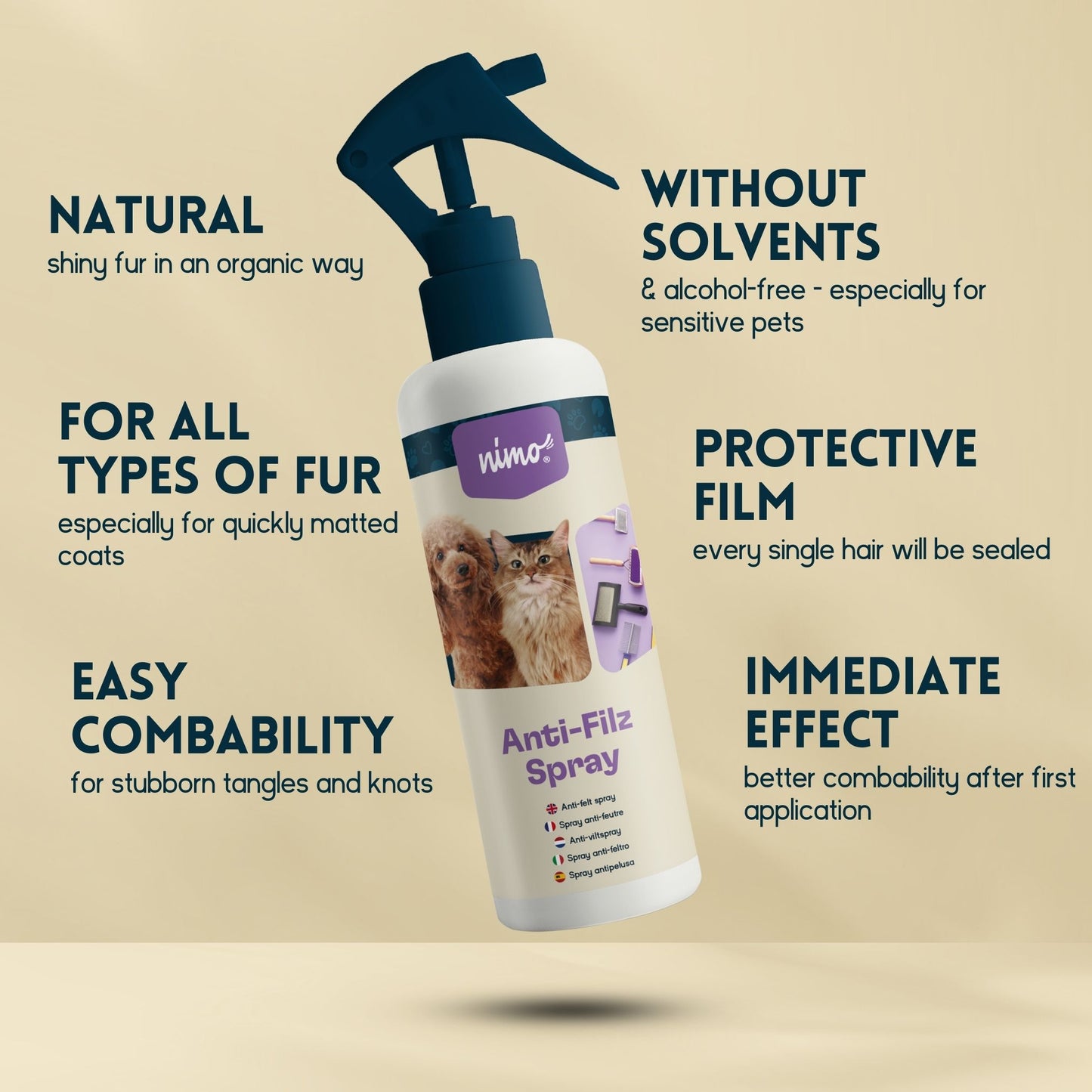Spray Antienredos - Nimo - 500 Ml_2