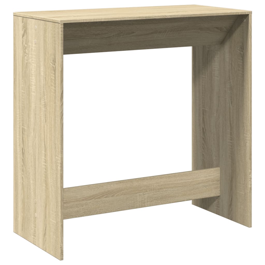 Mesa Alta De Bar Madera Ingeniería Roble Sonoma 102x50x103,5 Cm_0