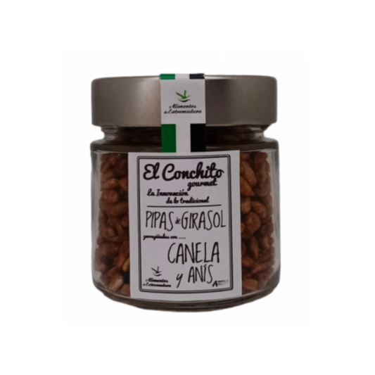 Pipas Garrapiñadas Con Canela Y Anís Tarro De Cristal 100 G_0