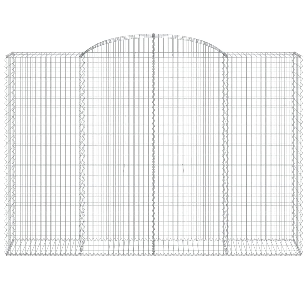 Cestas De Gaviones 8 Uds Forma De Arco Hierro 300x50x200/220 Cm_3