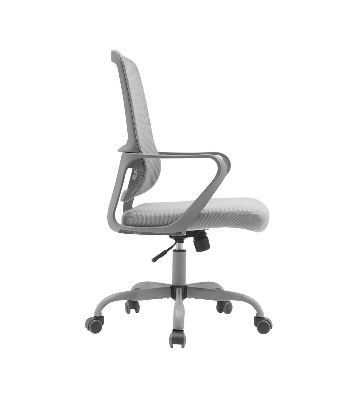 Silla Despacho Giratoria Elevable Acabado Gris, 59m(ancho) 99/109cm(altura) 56cm(fondo)_3