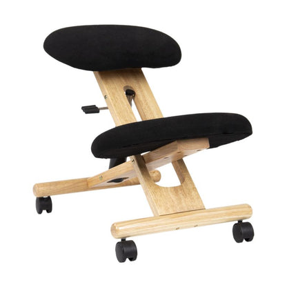 Silla Ergonómica Ergochair Negro Madera De Haya Madera, Negro, 42 X 60 X 65cm_3