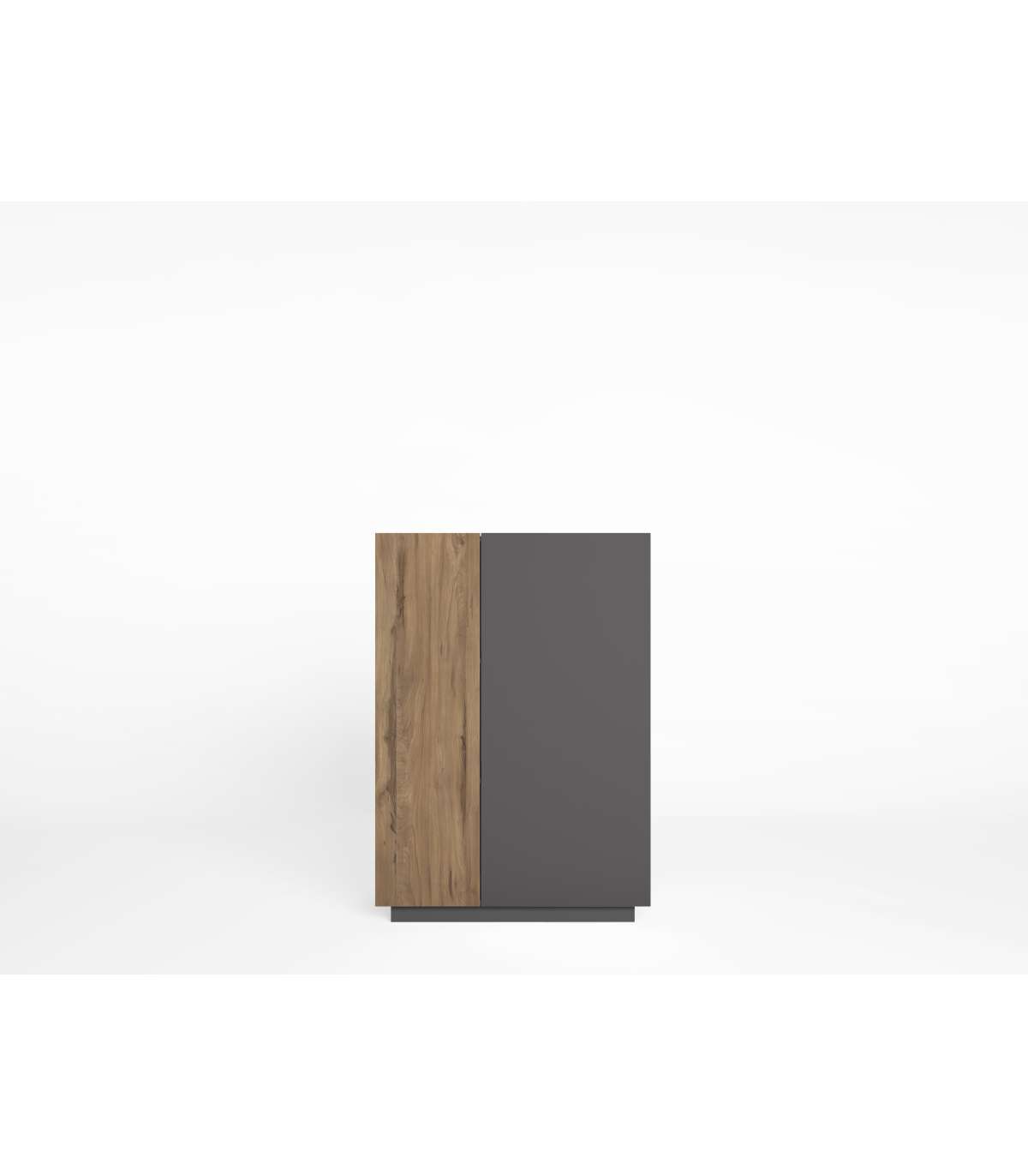 Mueble Auxiliar/bodeguero Celia Acabado Pizarra/sabi, 125.6cm(alto) 90.1cm(ancho) 41.6cm(f_2