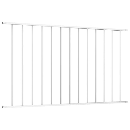 Panel De Valla Con Acero Recubrimiento Polvo Blanco 1,7x0,75m / Vetonek_2