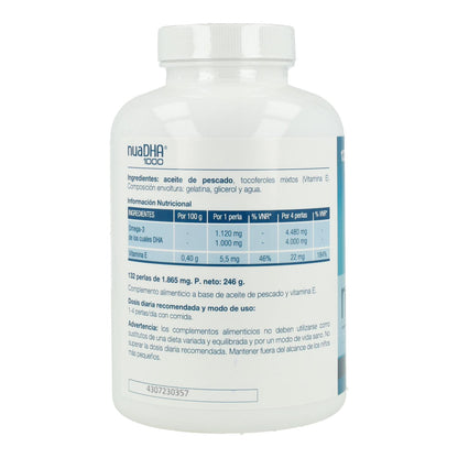 NuaDHA 1000 Laboratorios Nua 132 perlas