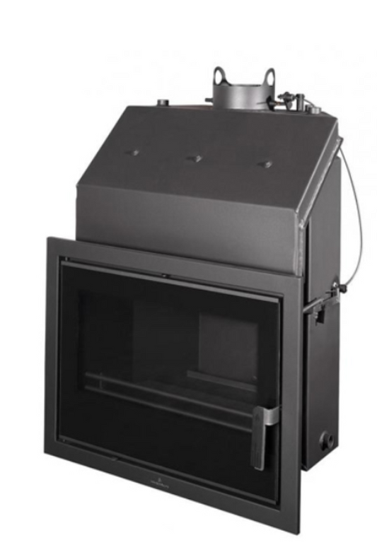 BRICOSOL TERMOESTUFA DE LEÑA BRONPI INSERTABLE 27 KW HYDRO 80-E CON CRISTAL VISION Y CAJÓN POR FUERA_0