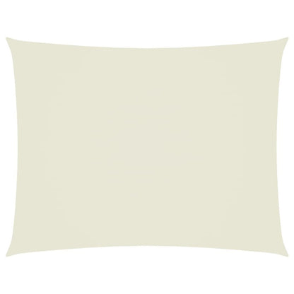 Vidaxl Toldo De Vela Rectangular Tela Oxford Color Crema 5x7 M_0