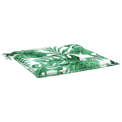 Vidaxl Cojines De Silla 6 Uds Tela Estampado De Hojas 50x50x3 Cm_3