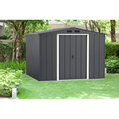 Caseta Jardín Top Venus 6×4 Metal Imitación Madera_2