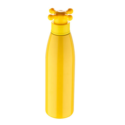 Botella De Agua De Pared Única 750ml Acero Inoxidable Amarillo Con Tapa De Grifo Colección Rainbow_1