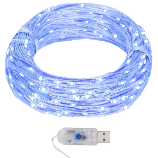 Vidaxl Guirnalda De Micro Luces Led 8 Funciones 40 M 400 Led Azul_0