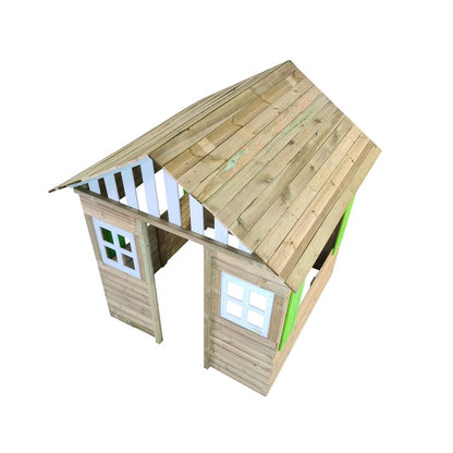 Casita De Madera Masgames Lollipop Xxl Horeca Verde.