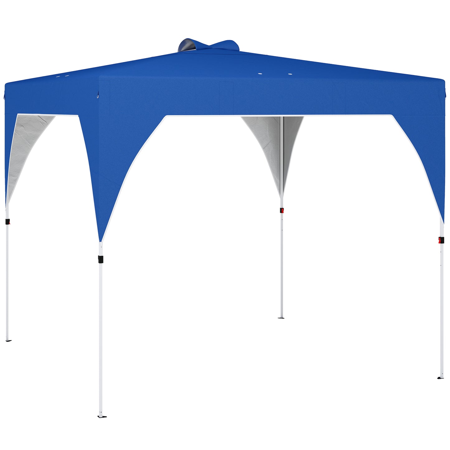 Outsunny Carpa Plegable Pop-up 3x3 M Con Bloqueo Central Altura Ajustable_0