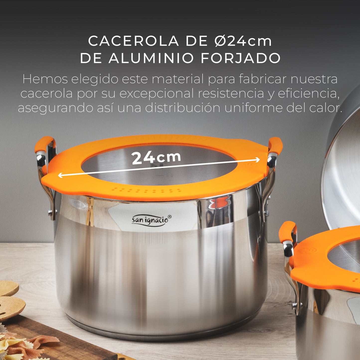 Cacerola Ø24cm S/s Inducción Con Tapa Compact_1