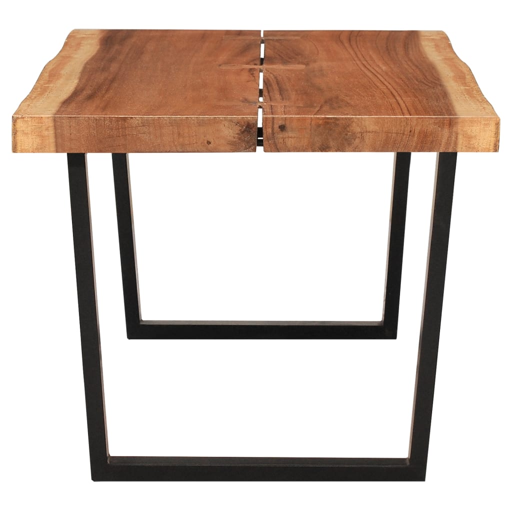 Mesa De Centro De Madera Maciza De Suar 102x54x41 Cm_1