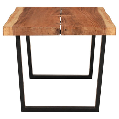 Mesa De Centro De Madera Maciza De Suar 102x54x41 Cm_1