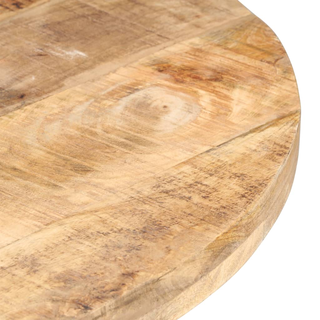 Mesa De Comedor De Madera De Mango Rugosa 80 Cm_1