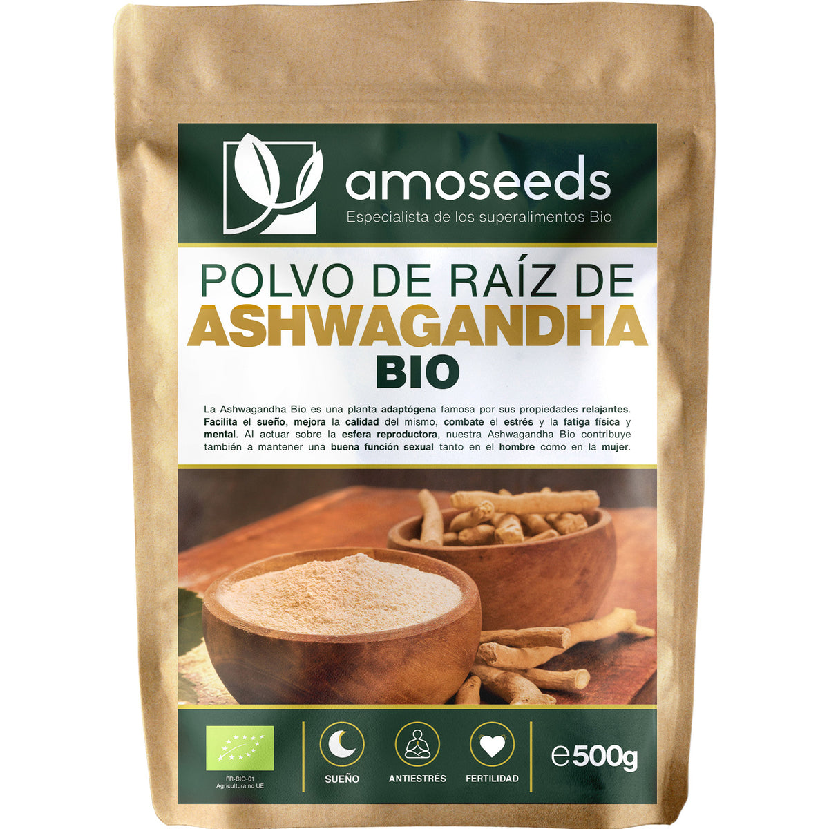 Ashwagandha En Polvo Bio 500g_0