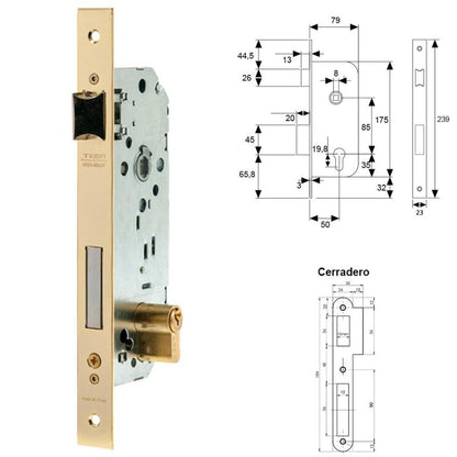 Cerradura Tesa 2030-hl/50_1