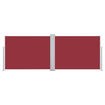 Vidaxl Toldo Lateral Retráctil Rojo 100x1000 Cm_3