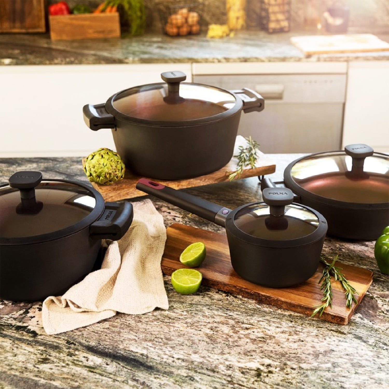 Cazo Polka Experience 16 Pot Titan. Diámetro 16 Cm, Aluminio Fundido, Revestimiento Teflon Select, Apto Para Todo Tipo De Cocinas Y Lavavajillas, Fo_1