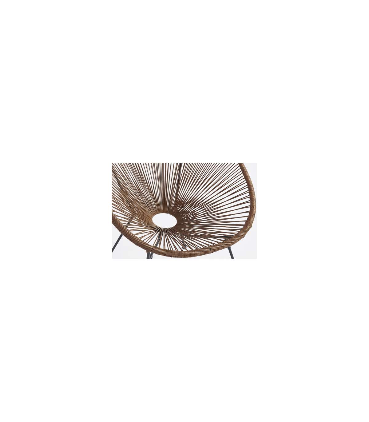 Pack De 2 Sillones Acapulco Acabado Marrón, 85cm(alto) 80cm(ancho) 71cm(fondo)_3