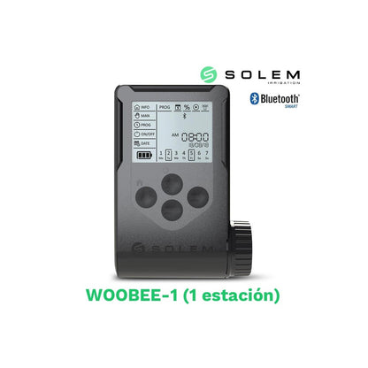 Programador Solem Woobee 1 Estación (batería/pantalla/bluetooth) - Control Práctico De Riego_0