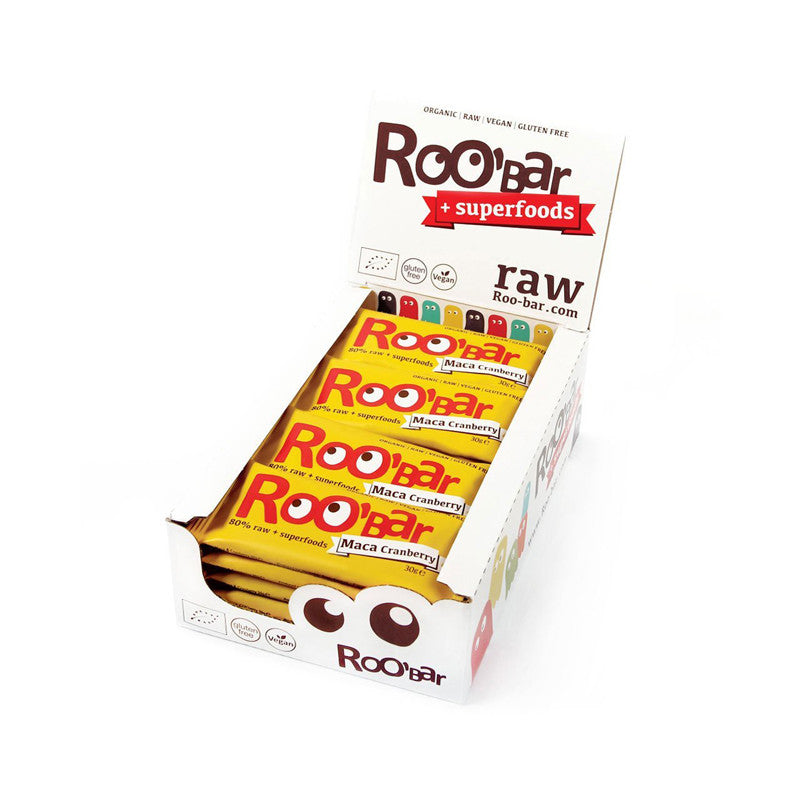 Barrita Con Maca Y Arandanos Bio 20x30g Roobar_0