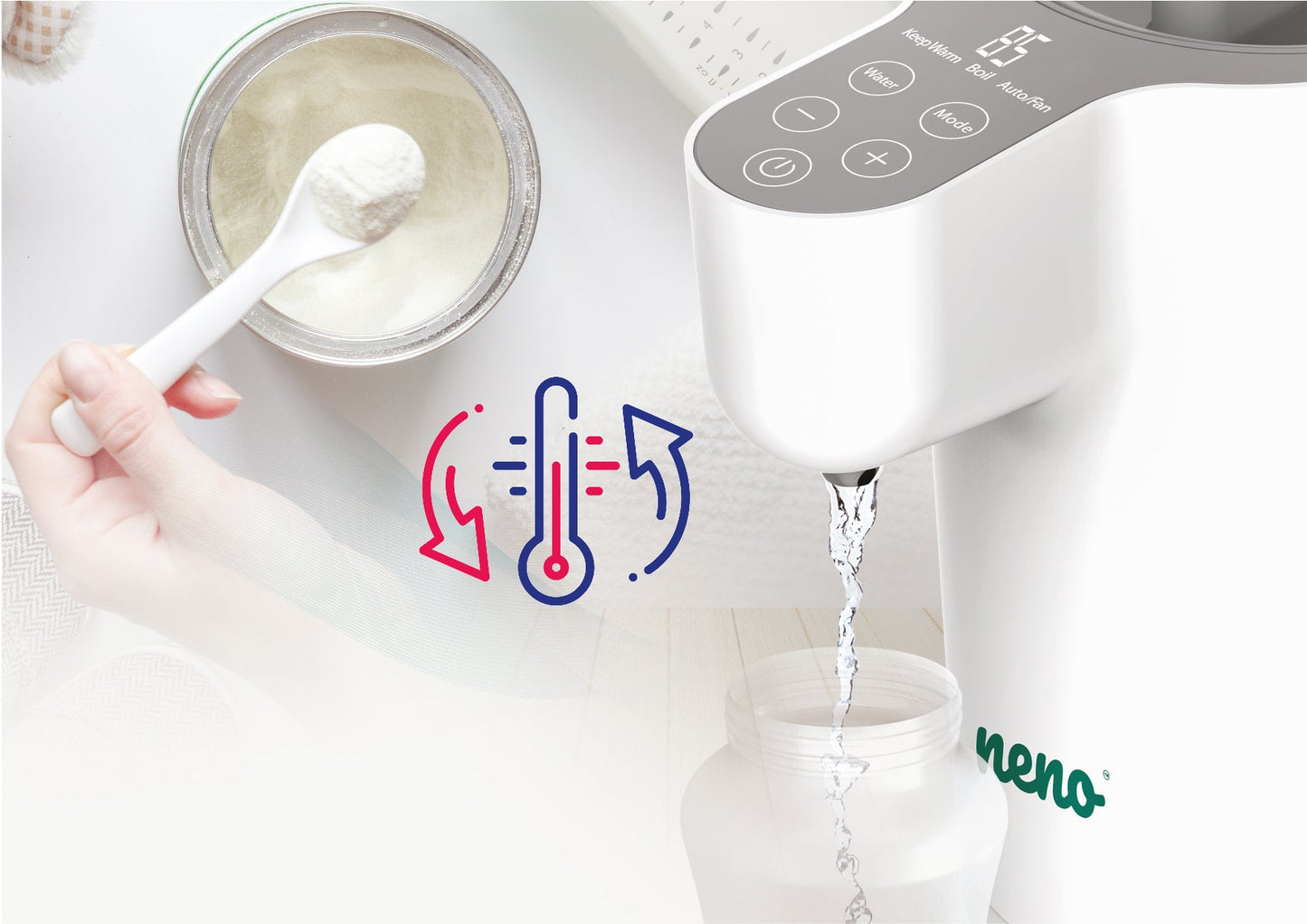 Neno Preparador De Biberones Automático Neno Aqua_3