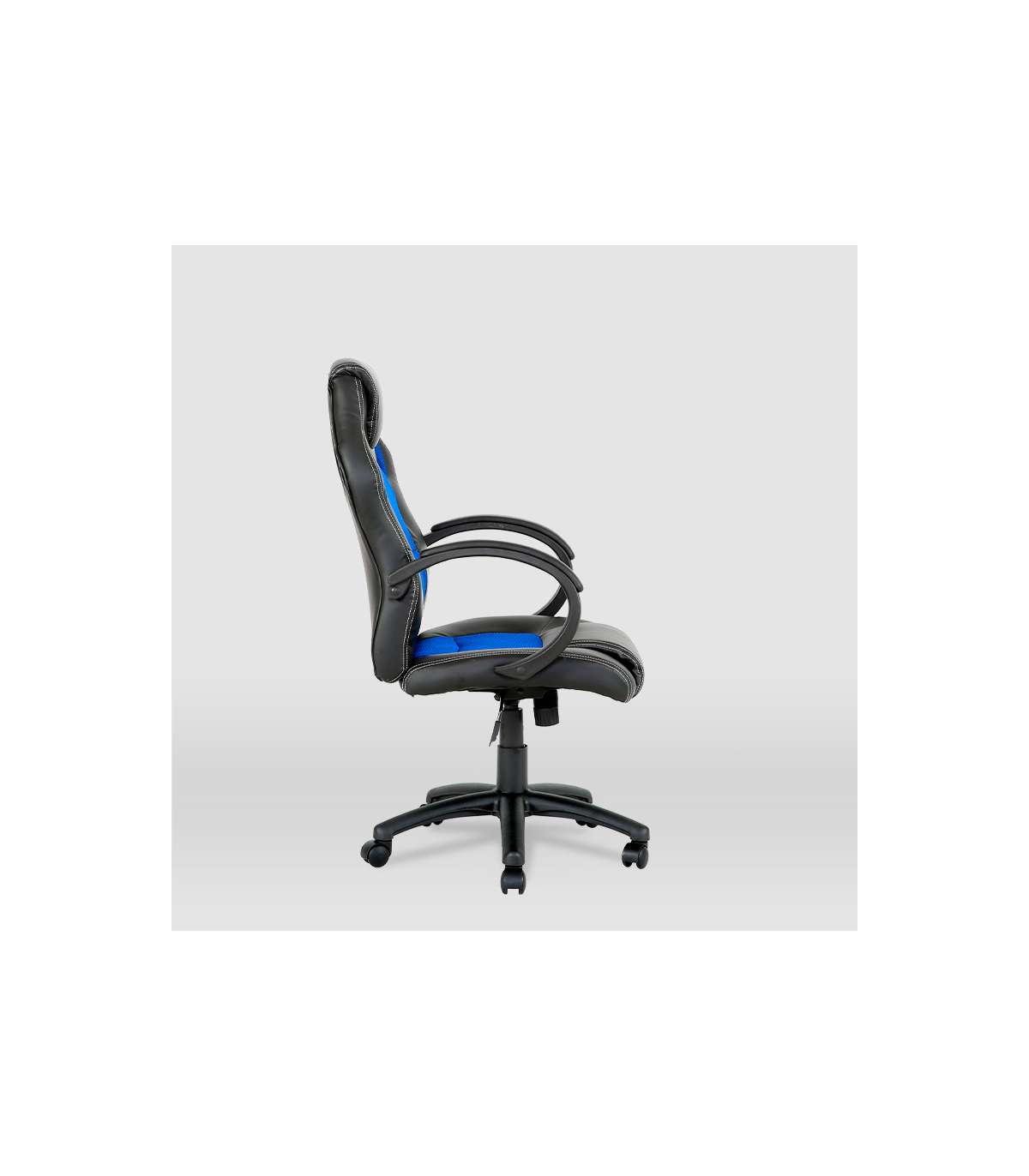 Silla Gaming Olimpia Tapizada En Piel Sintética Negro/azul, 118/127cm(alto) 64.5cm(ancho)_2