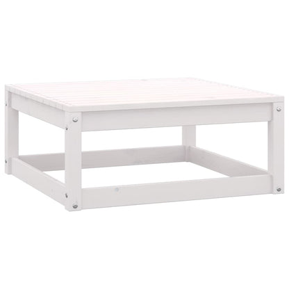 Muebles De Jardín 10 Piezas Con Cojines Blanco Madera De Pino / Vetonek_2