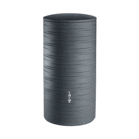 Bidón De Agua De Lluvia Novara 280l Color Granito Negro