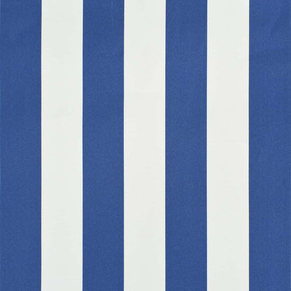 Toldo Retráctil 350x150 Cm Azul Y Blanco_5