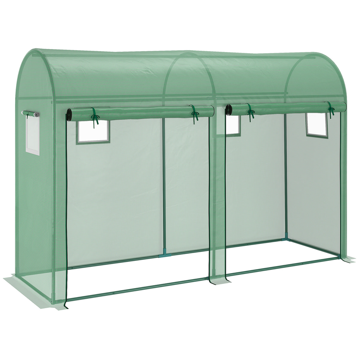 Invernadero Outsunny Verde 300x100x200 Cm Acero_0