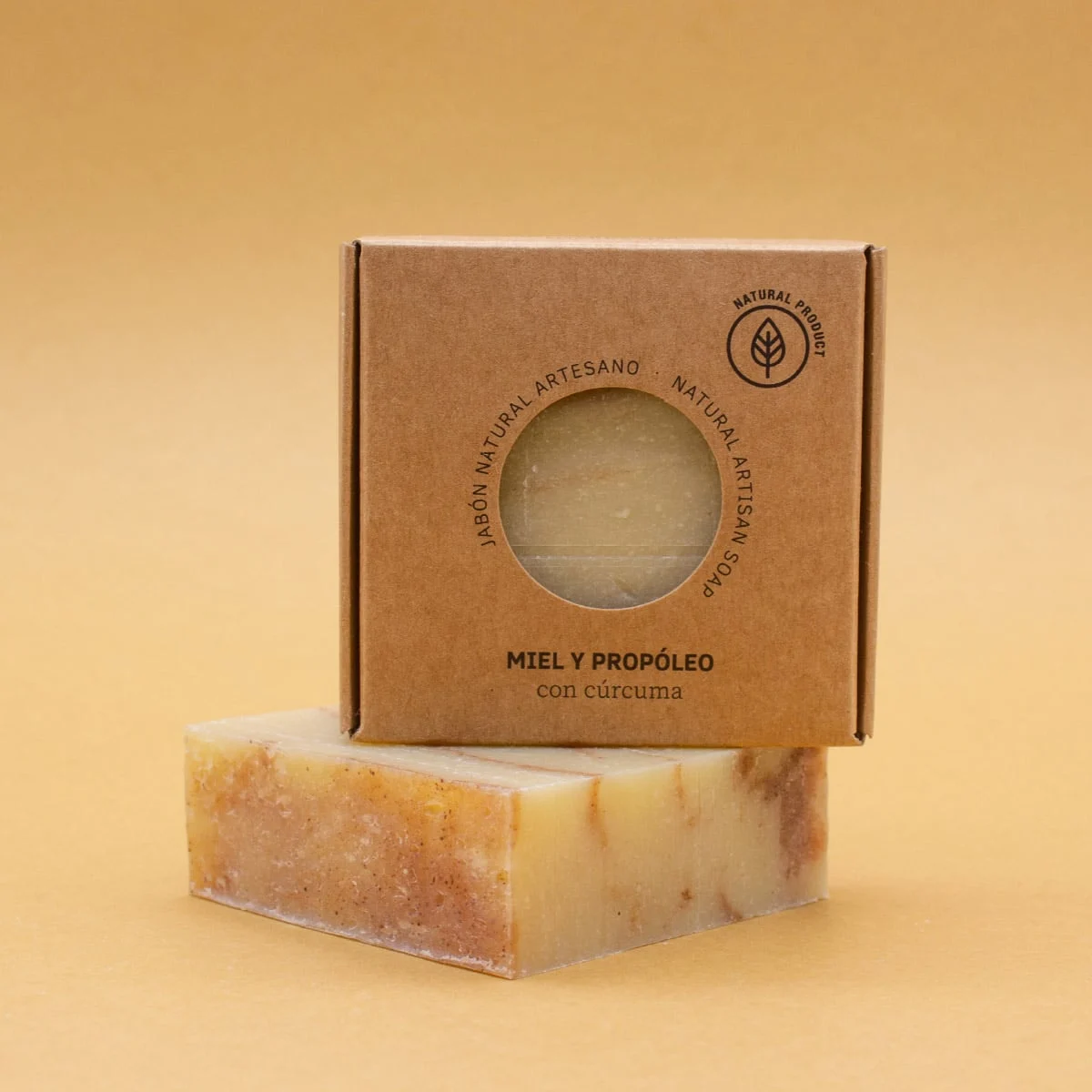 Jabón Natural Artesano Miel y Propóleo Labnatur 100 g | Reparador | Piel Sensible | Nutritivo_2