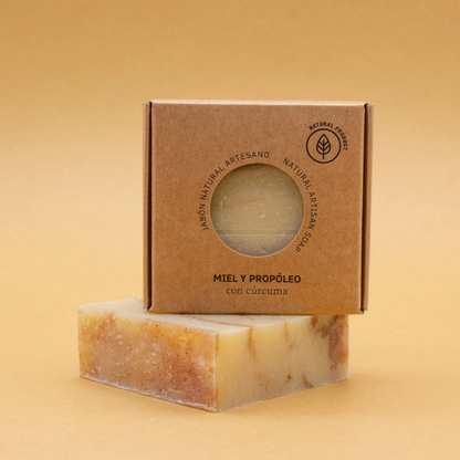 Jabón Natural Artesano Miel y Propóleo Labnatur 100 g | Reparador | Piel Sensible | Nutritivo_2