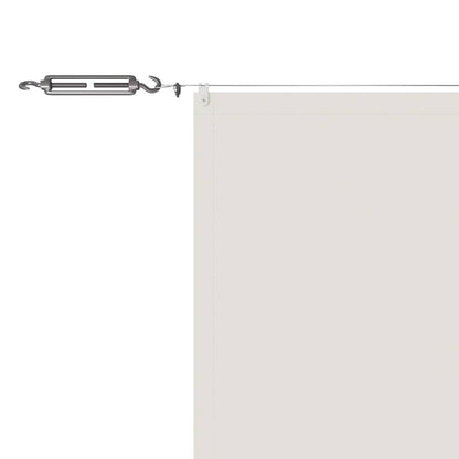 Vidaxl Toldo Vertical Blanco 140x1200 Cm Tela Oxford_4