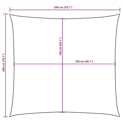 Vidaxl Toldo De Vela Cuadrado De Tela Oxford 2x2 M Terracotta_2