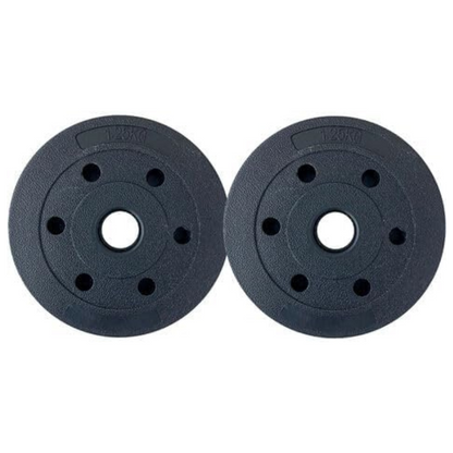 Discos De Pesas Perpetual De 1 Kg (paquete De 2) Piezas Sueltas Con Orificio De 25 Mm_0