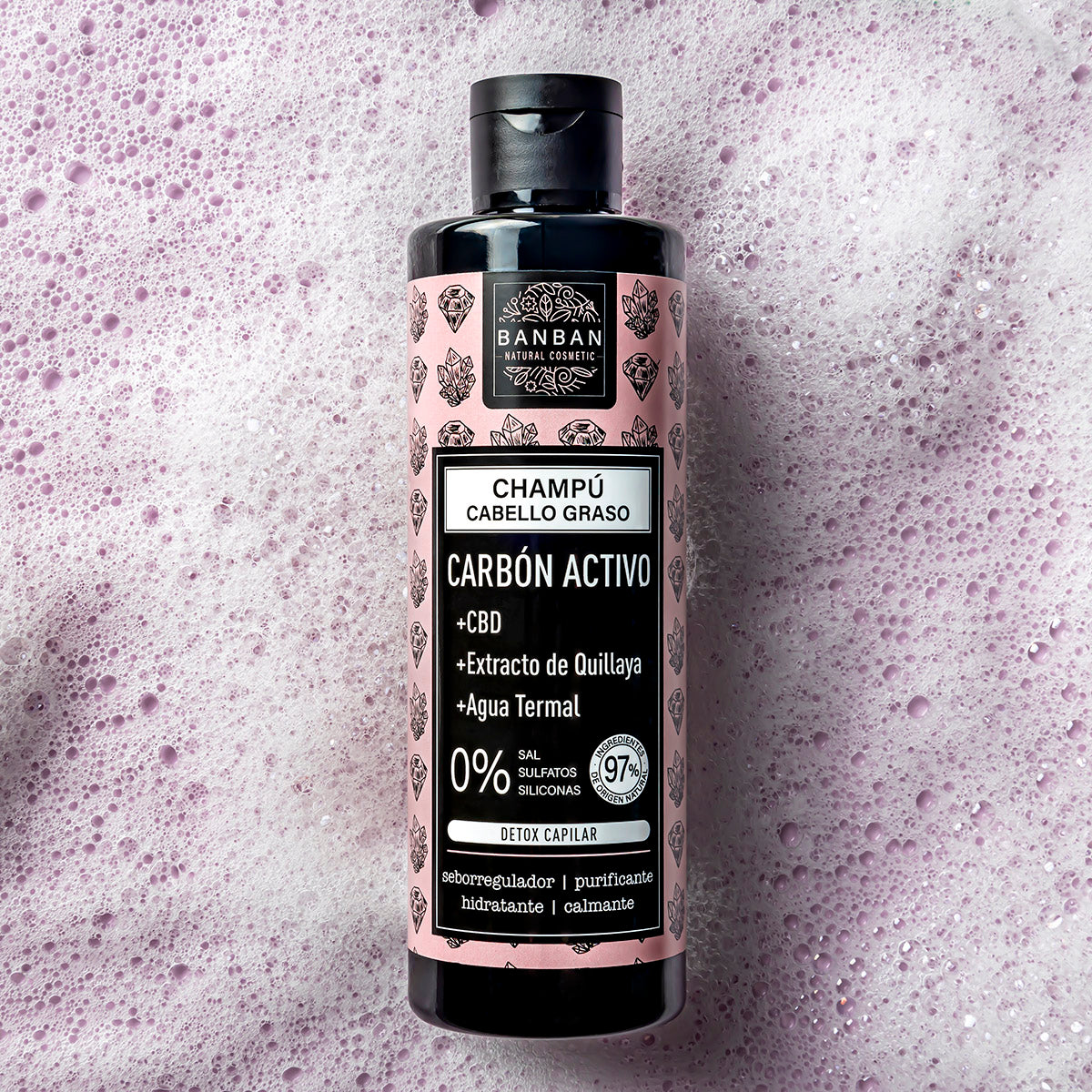 Champu Carbon Activo Detox Capilar 250ml Banban_2