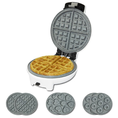 Gofrera Eléctrica 3 En 1 Fun Gofrestone 3in1. 700 W, Placa Intercambiables Con Recubrimiento Ecológico, Diseño Circular, Indicador Luminoso, Protec_0
