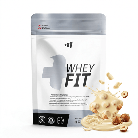 Whey Fit - 1kg - Chocolate Blanco Con Avellanas - Aumenta La Masa Muscular - Masmusculo_0
