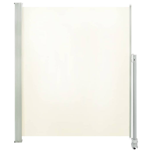 Vidaxl Toldo Lateral Retráctil Para Patio 160x300 Cm Crema_0