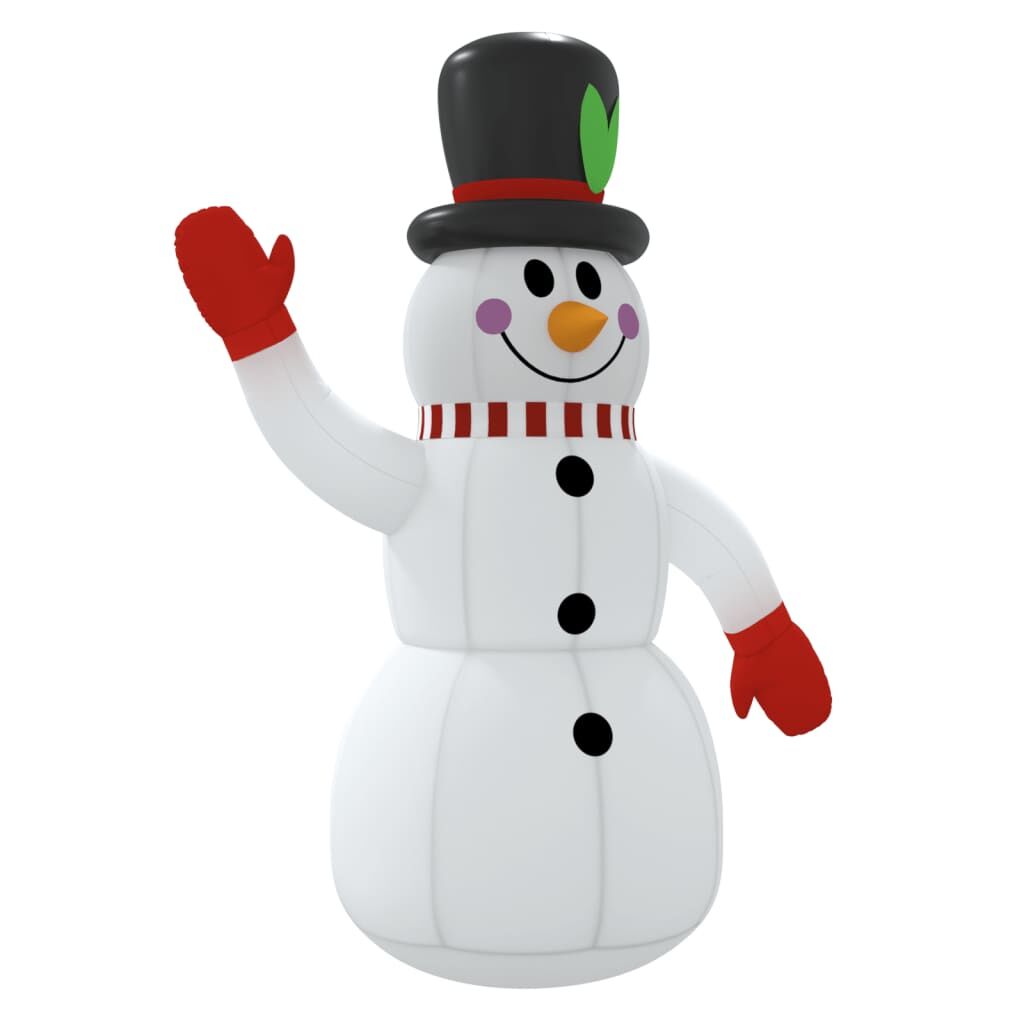 Vidaxl Muñeco De Nieve Inflable Con Leds 300 Cm_0