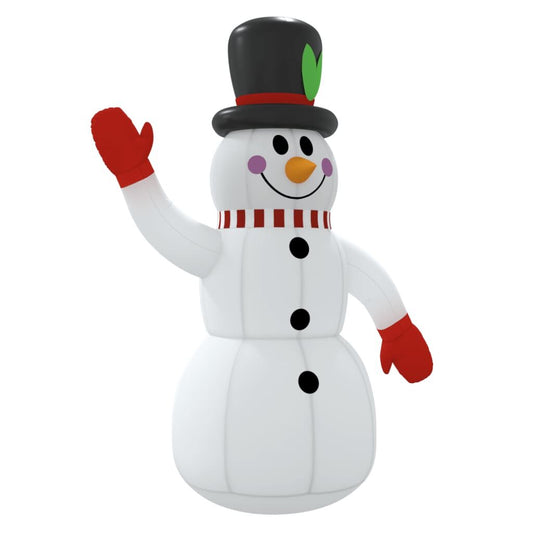 Vidaxl Muñeco De Nieve Inflable Con Leds 300 Cm_0