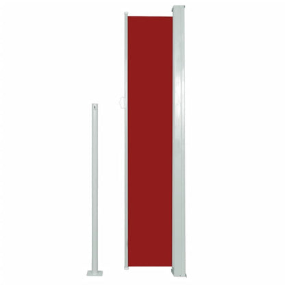 Vidaxl Toldo Lateral Retráctil Para Patio Rojo 160x500 Cm_3